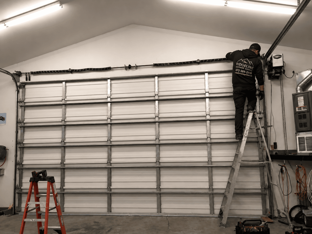 Commercial garage door service