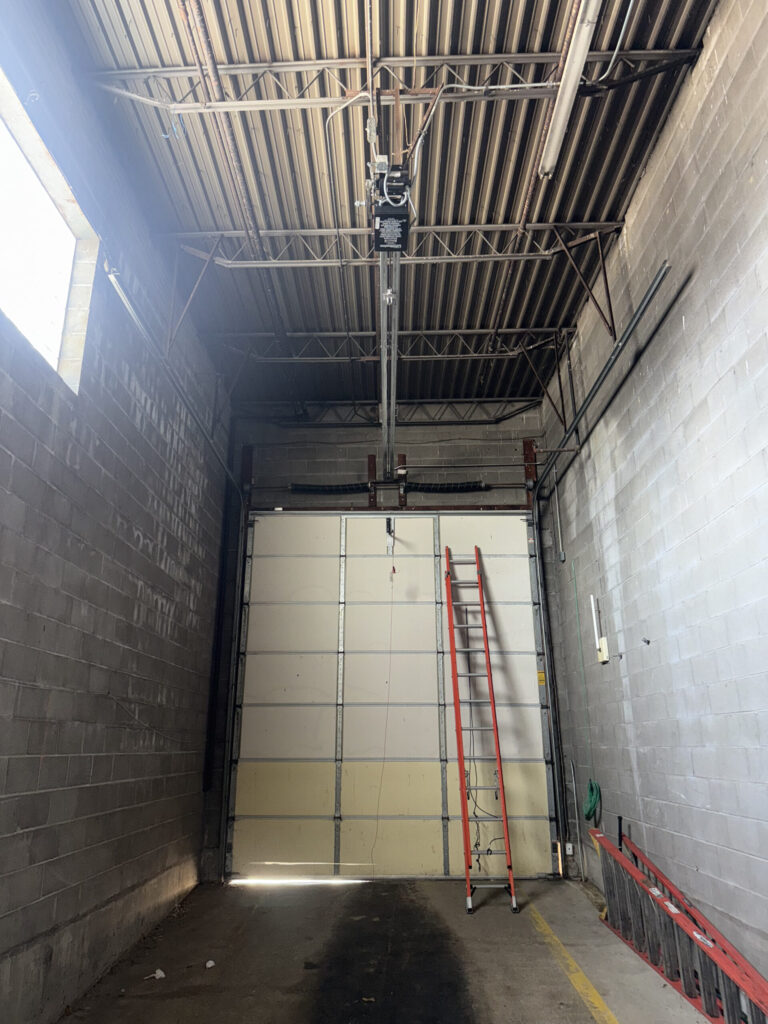 Garage door installation completed